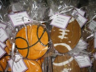 Basketball & Football Sugar Cookies
