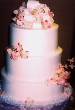 3Tier Buttercream Fondant Ribbon