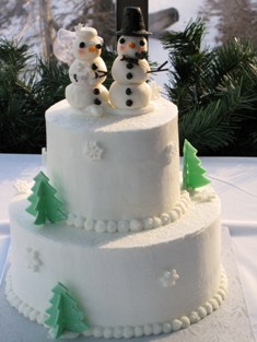 Winter Wedding Mr. & Mrs. Snowman
