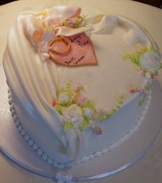 Engagement  Valentine Cake