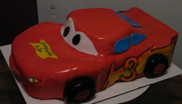 August 1 2010 Cars cake