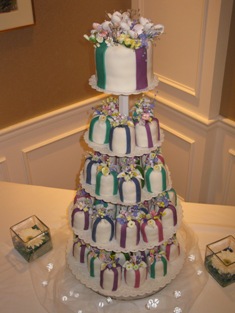 Bridal Shower Tower Mini Cakes 016