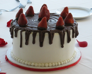 Grooms Cake
 Strawberries & Chocolate