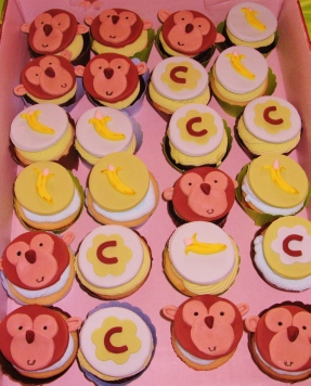 Monkey Cupcakes 001