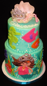 Princess Mermaid Cake 008